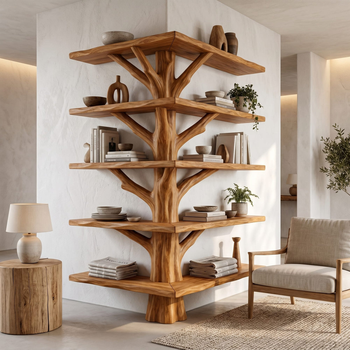 Organic Study Tree Bookshelf