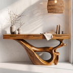 Curved Loop Console Table