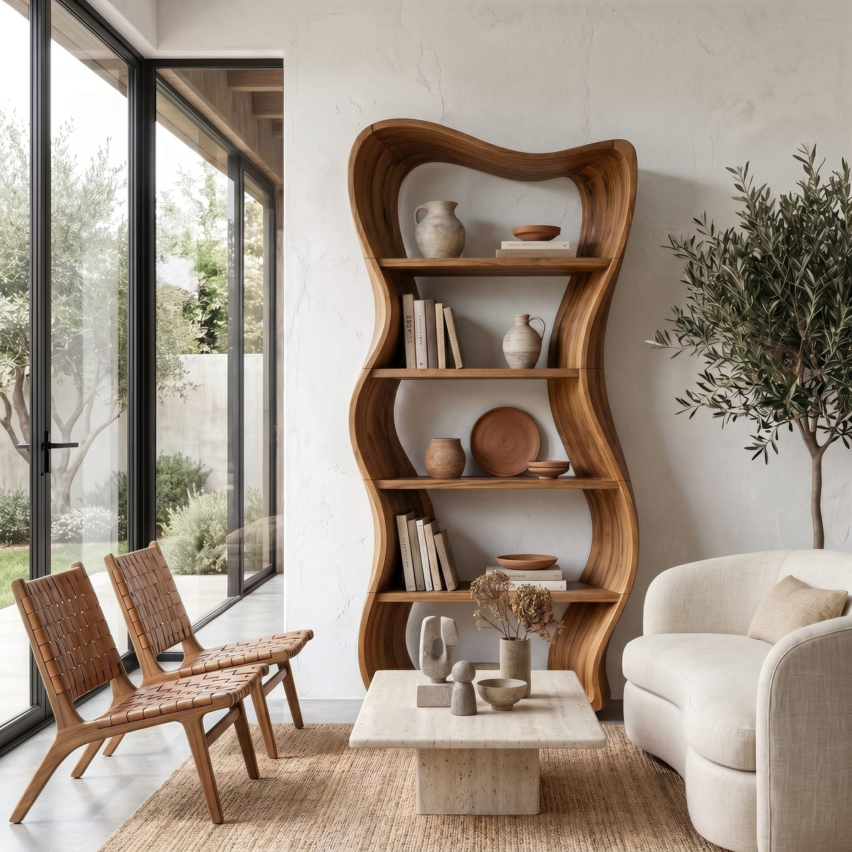 Sculptural Reading Tree Bookshelf
