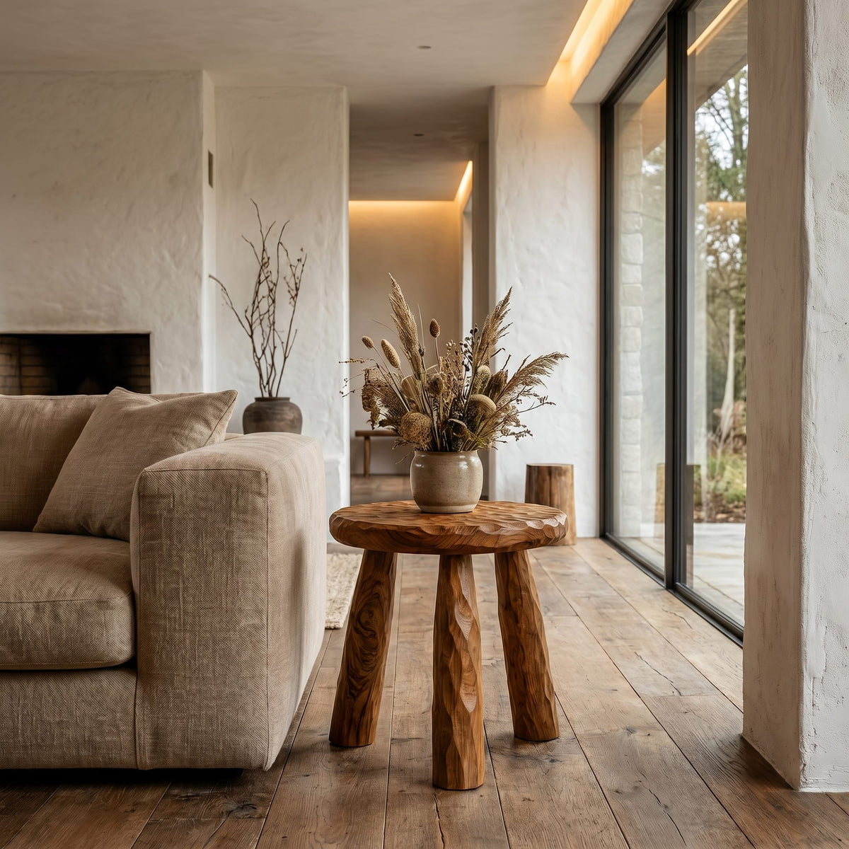 Solid Chunky Side Table