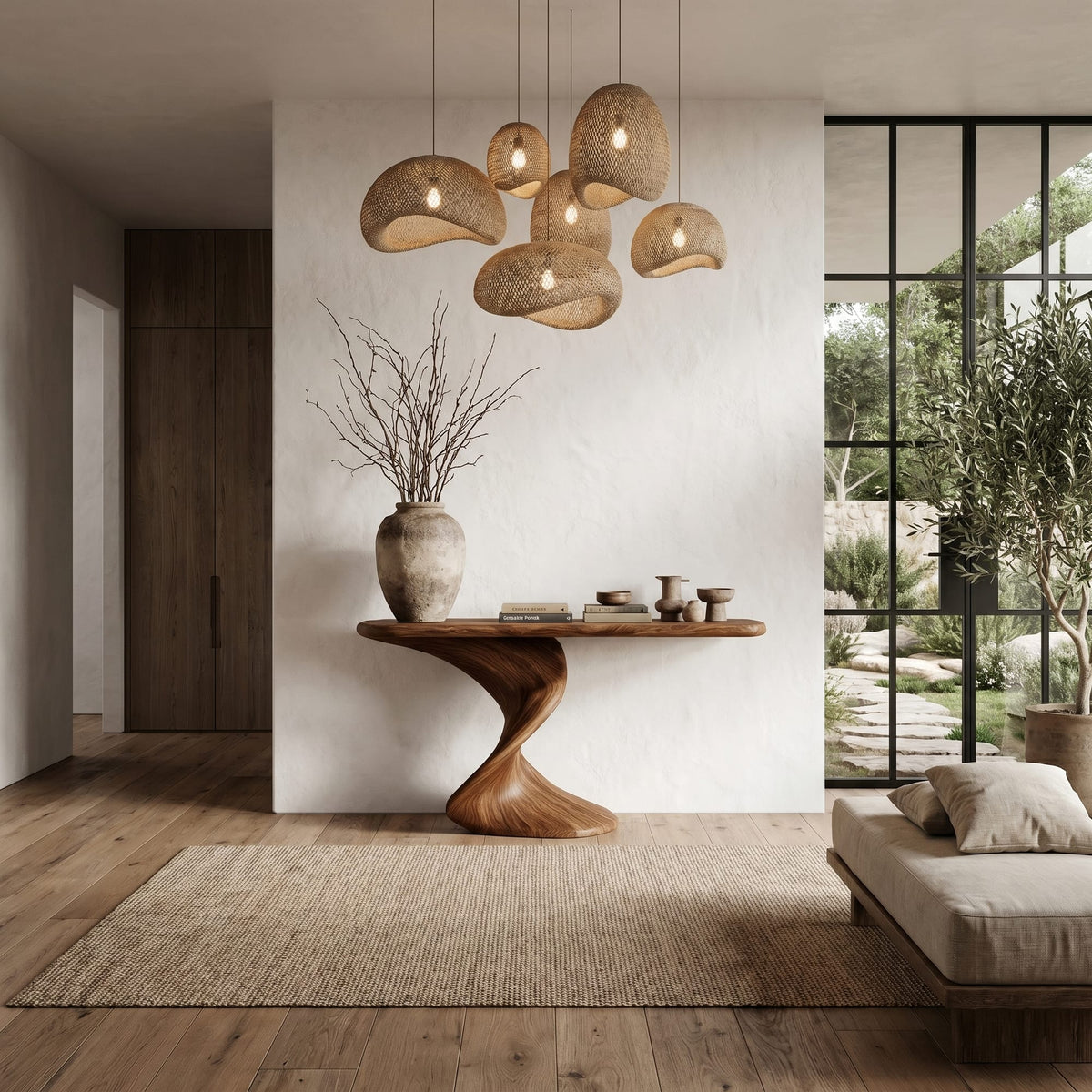 Twisted Solid Console Table