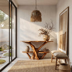 Organic Shaped Console Table