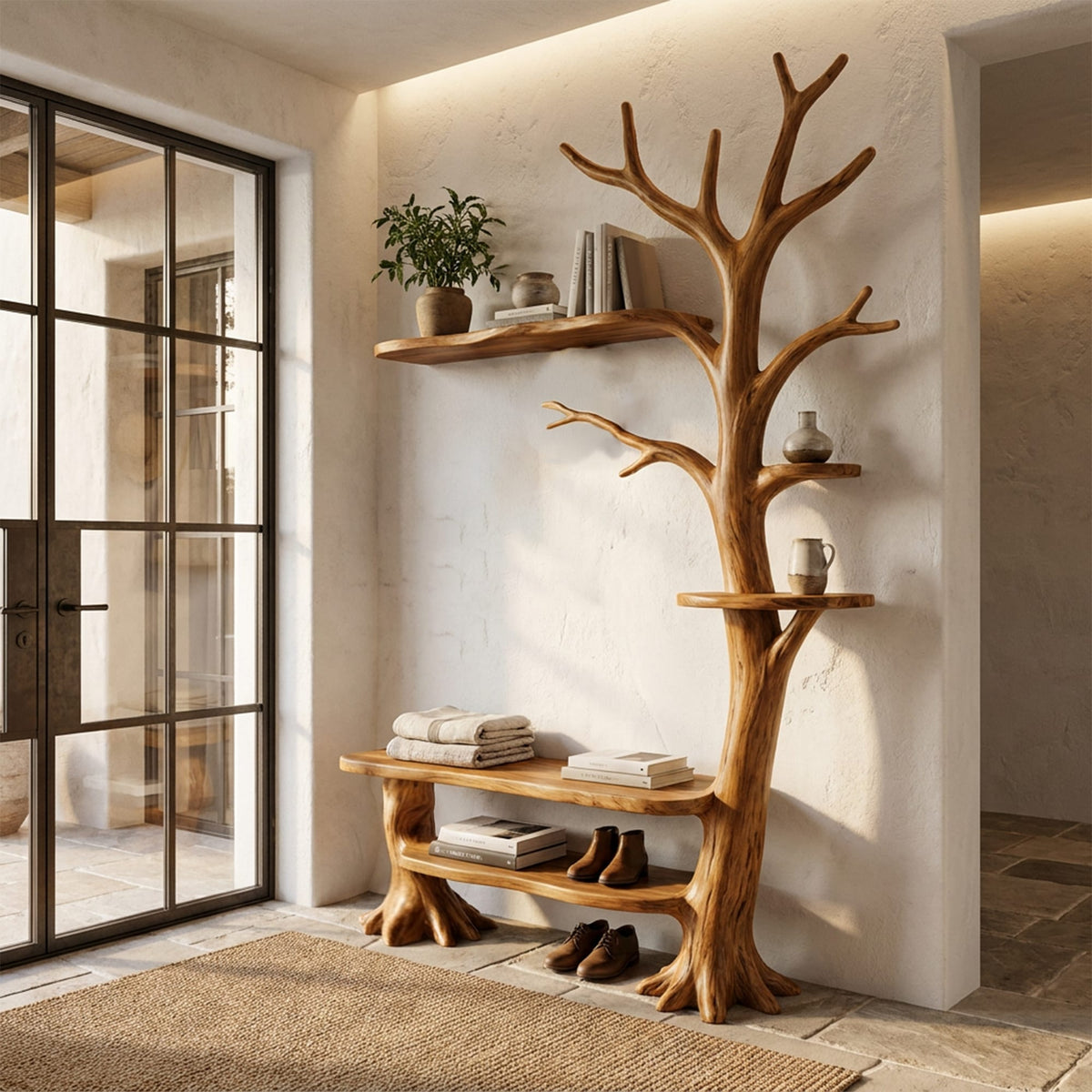 Tree Coat Floating Shelf
