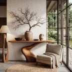 Sculptural Twisted Foyer Console Table
