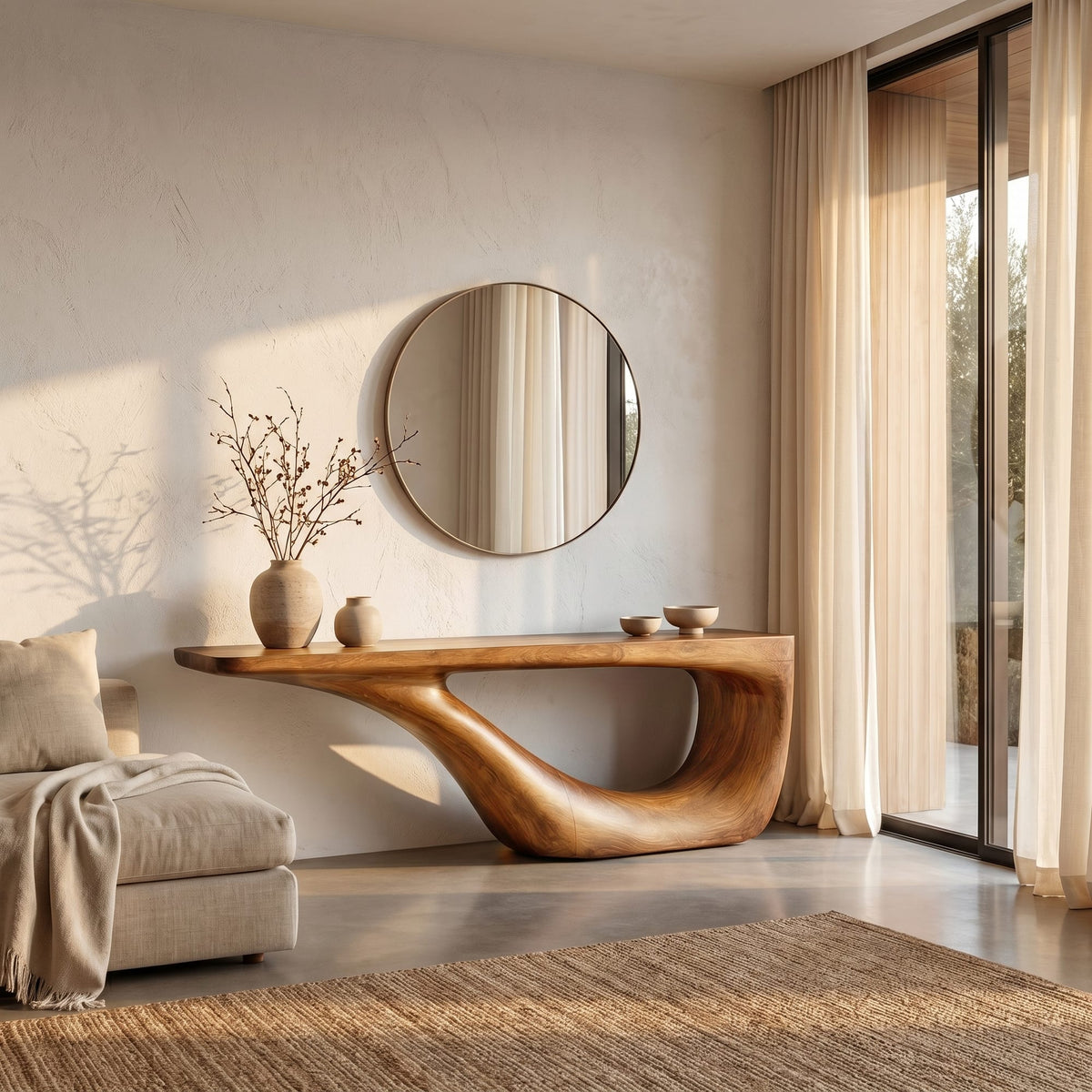 Open Frame Console Table