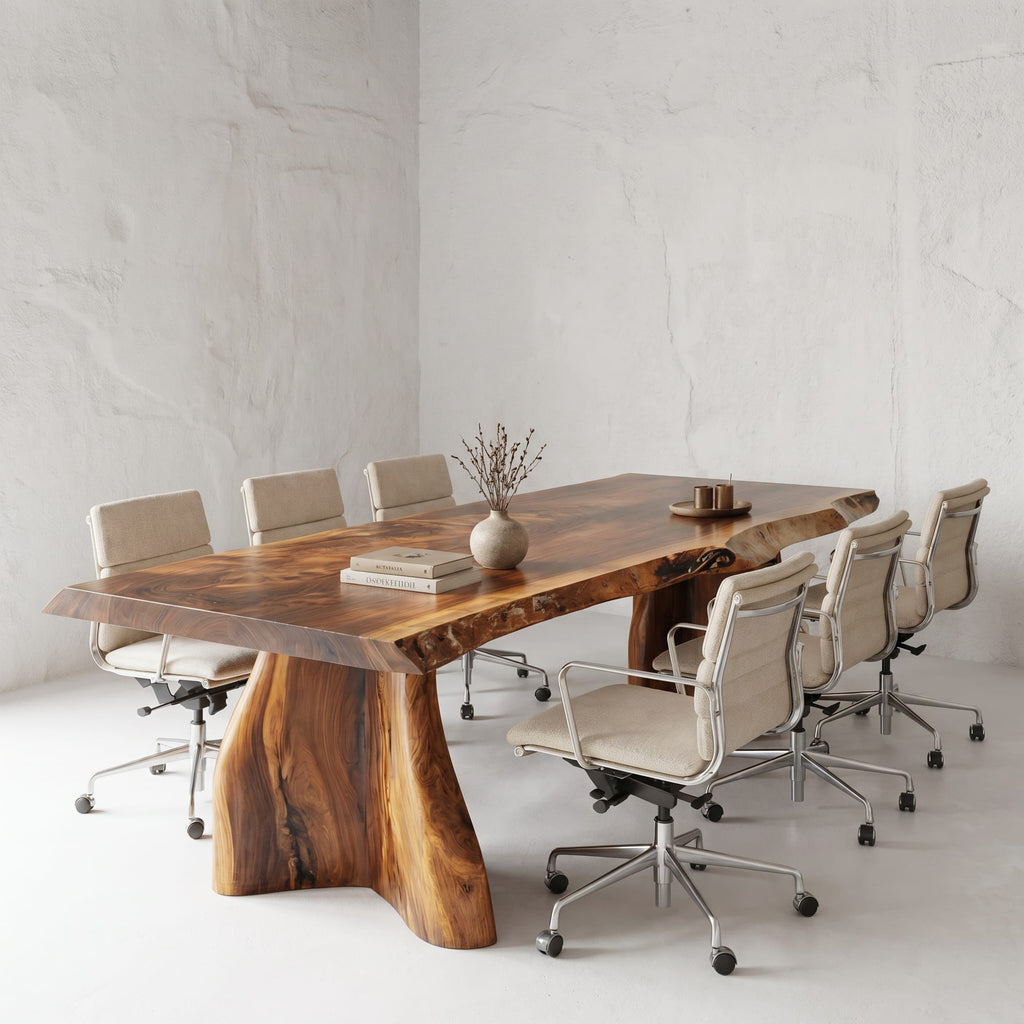Live Edge Sculptural Desk