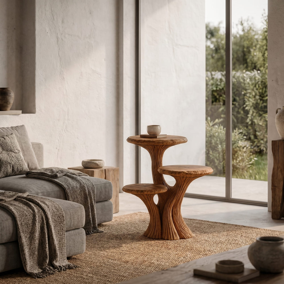 Sculptural Contemporary Nightstand