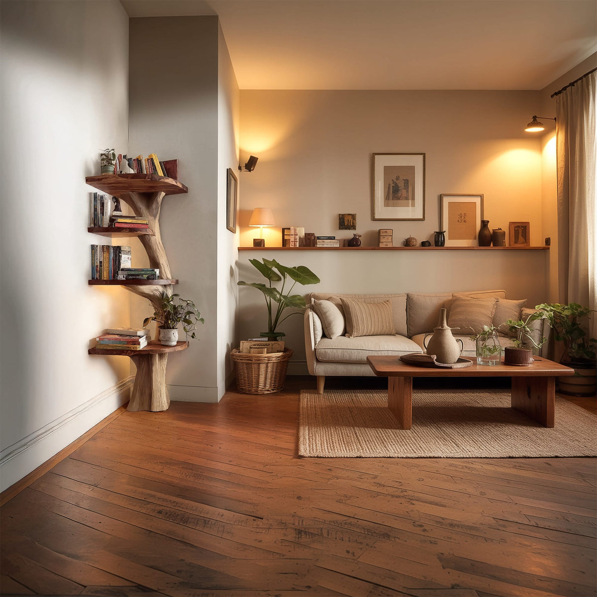 Unit Floating Tree Bookshelf