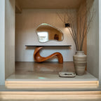 Midcentury Sculptural Modern Console Table
