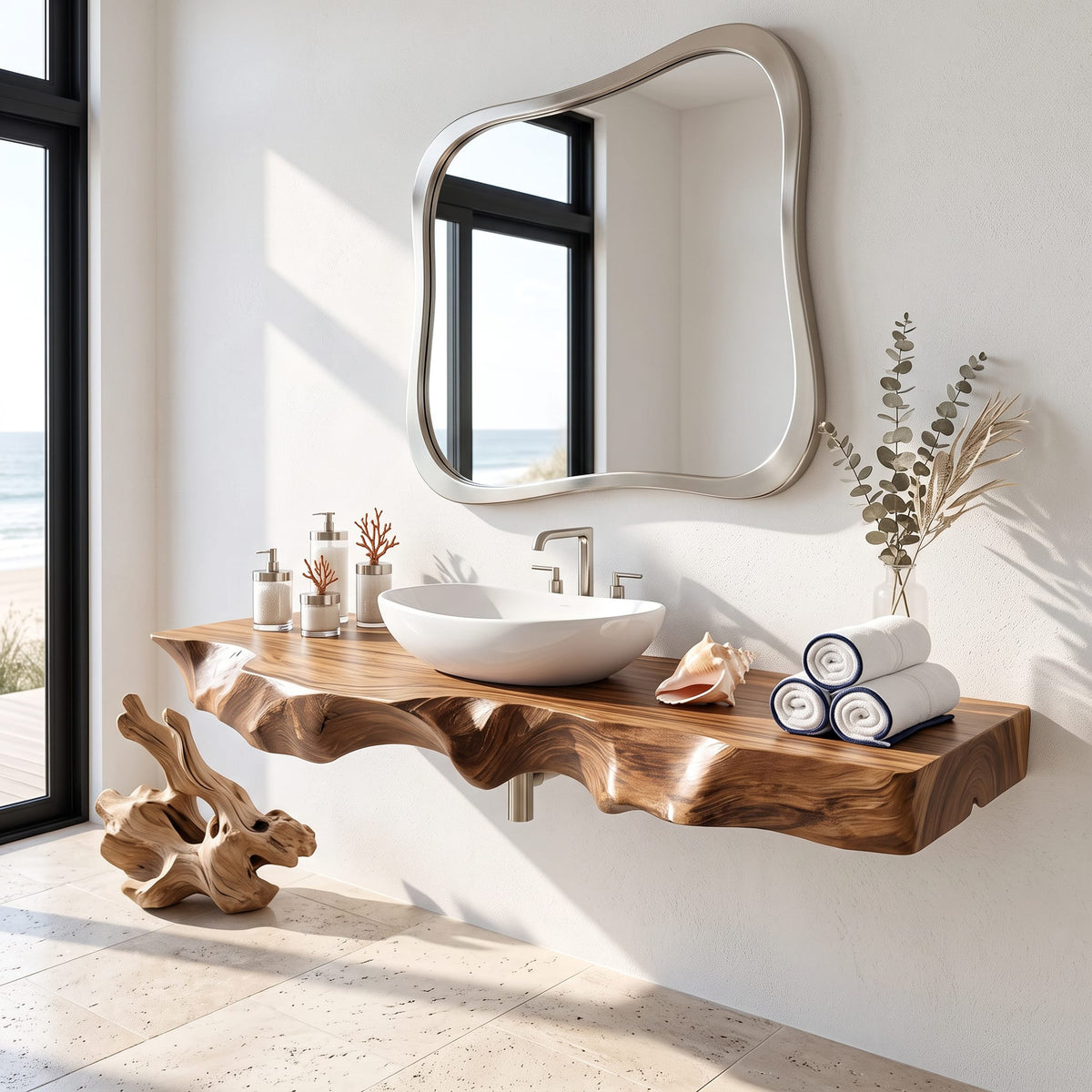 Solid Washbasin Vanity