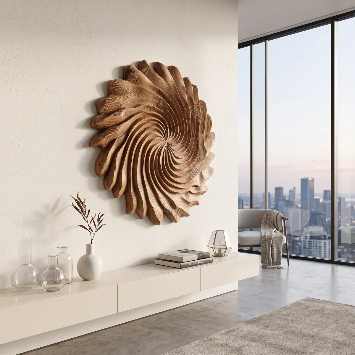 Modern 3d Wall Art, solid wood, built to order