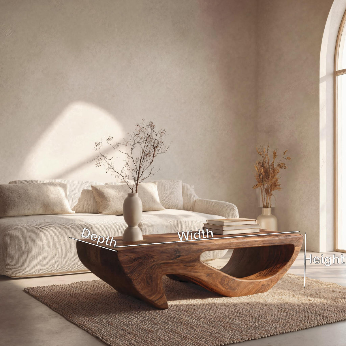 Minimal Rectangular Coffee Table