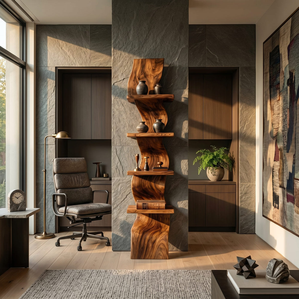 Curved Mounted Floating Shelf