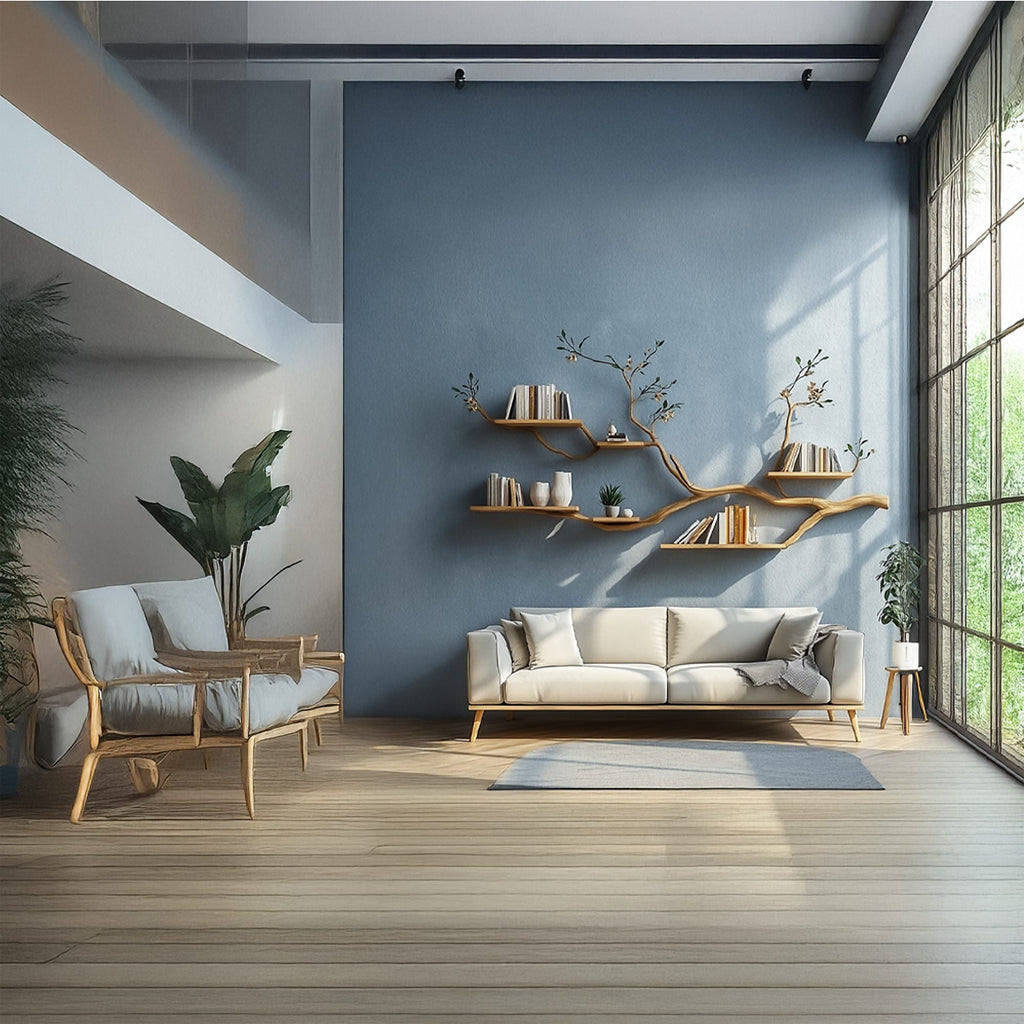 Floating Solid Cozy Bookshelf