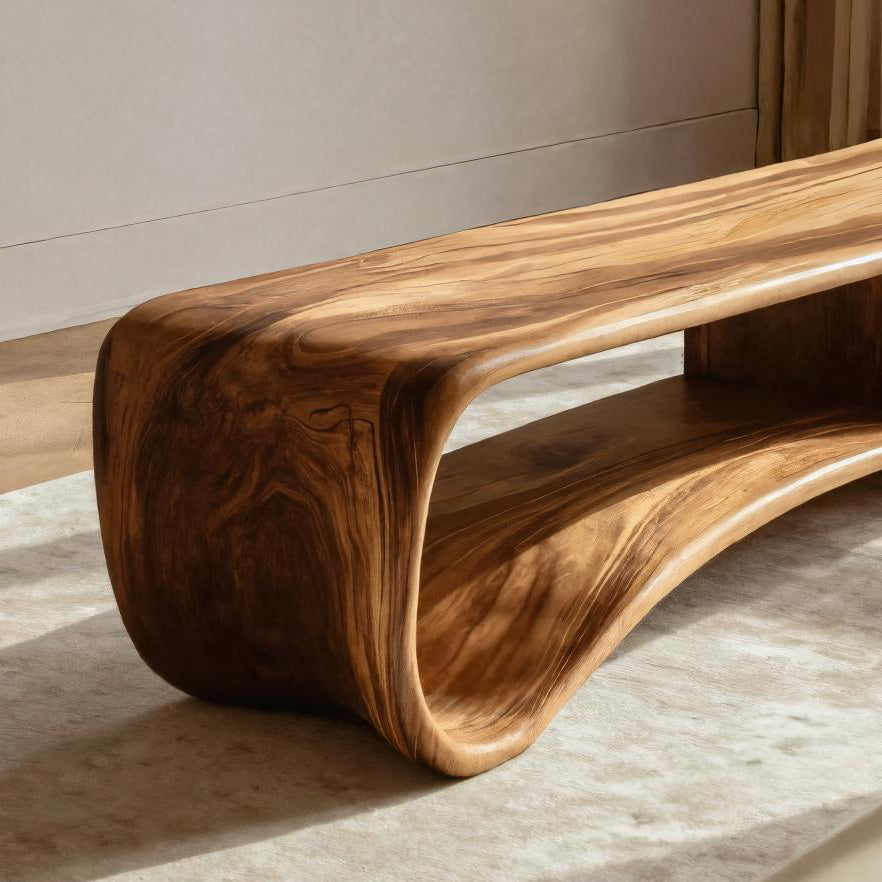 Handcrafted Coffee Table Compact Design, solid wood, built to order