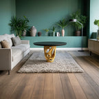 Solid Circular Coffee Table