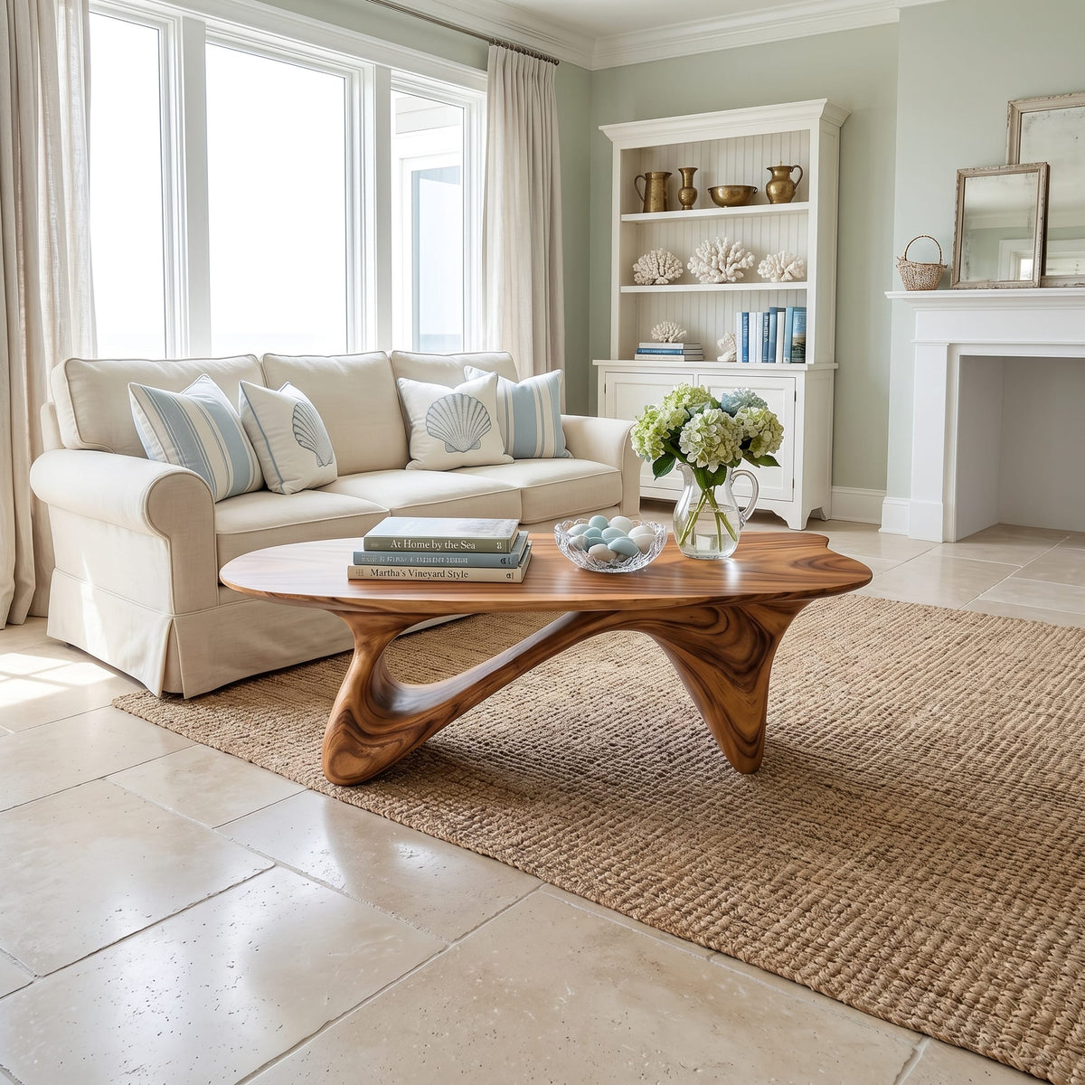 Farmhouse Low Table, solid wood, built to order