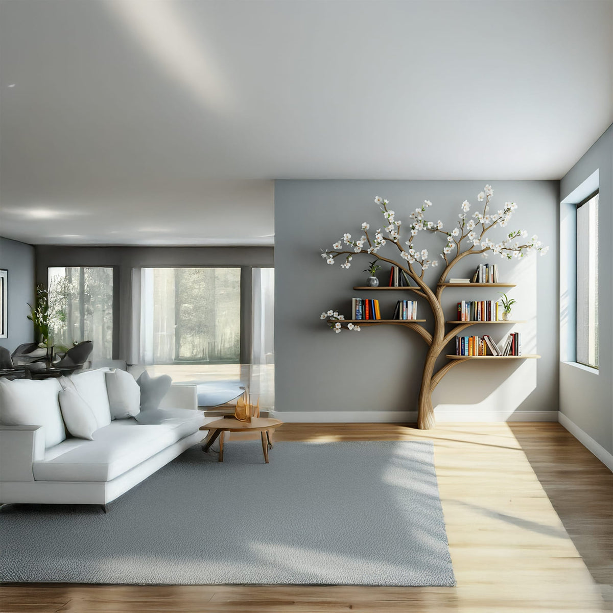 Tree Wall Floating Shelf