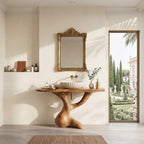 Handcrafted Vanity, solid wood, built to order