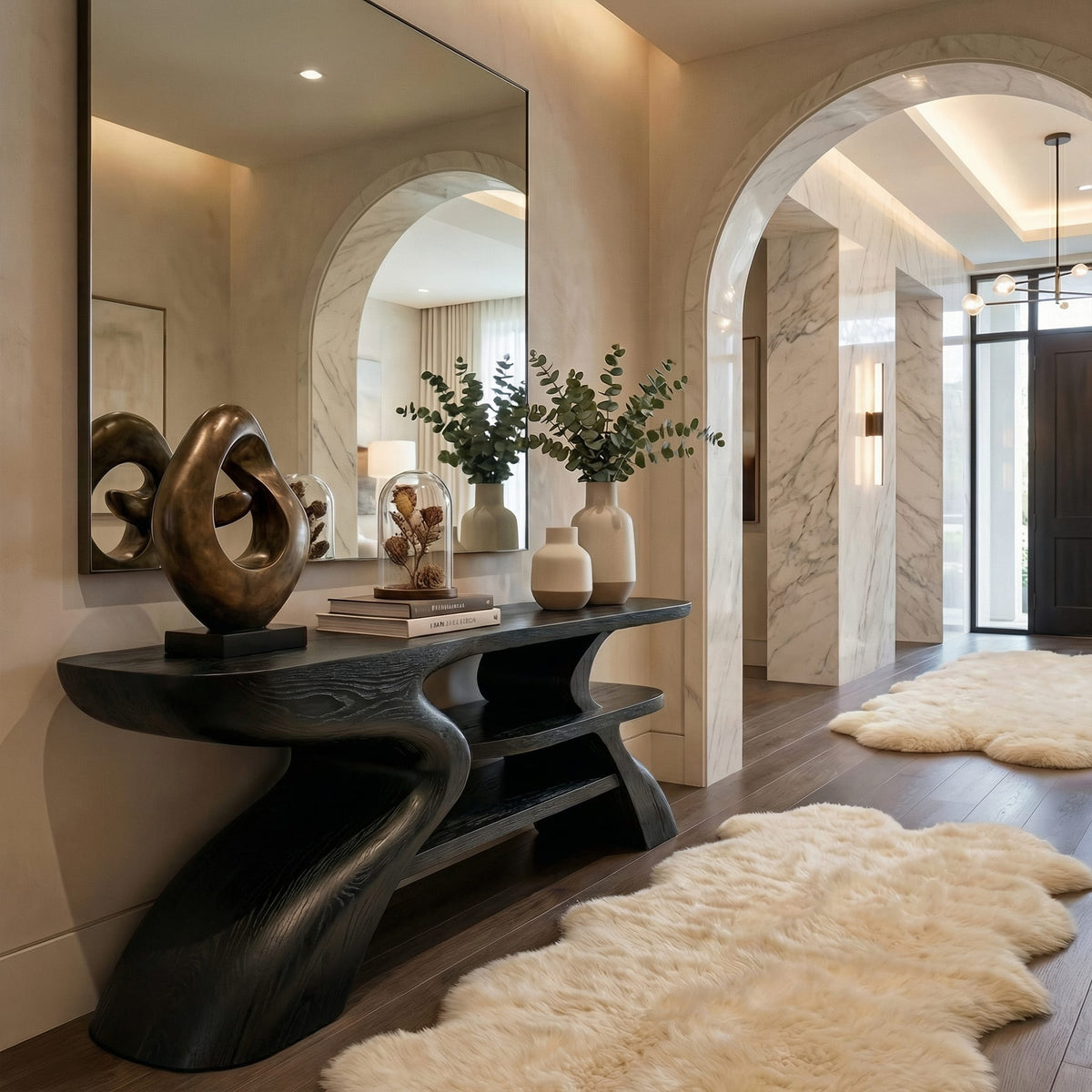 Artistic Solid Console Table