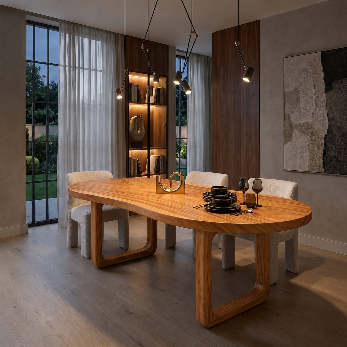 Solid Sunny Dining Table