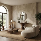 Modern Pedestal Console Table
