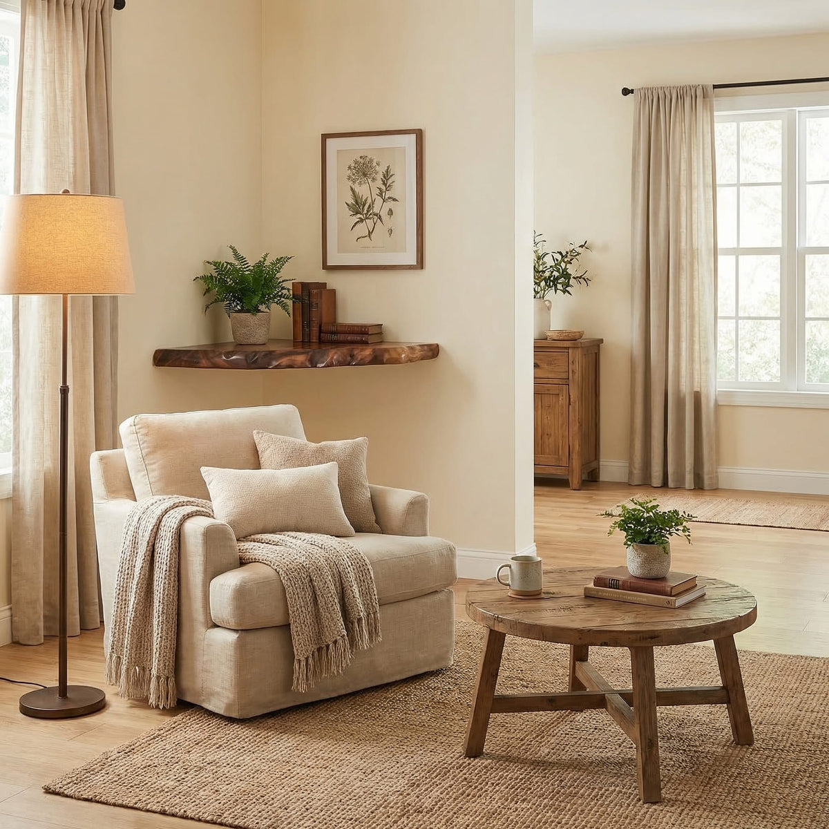 Decorative Solid Wall Shelf