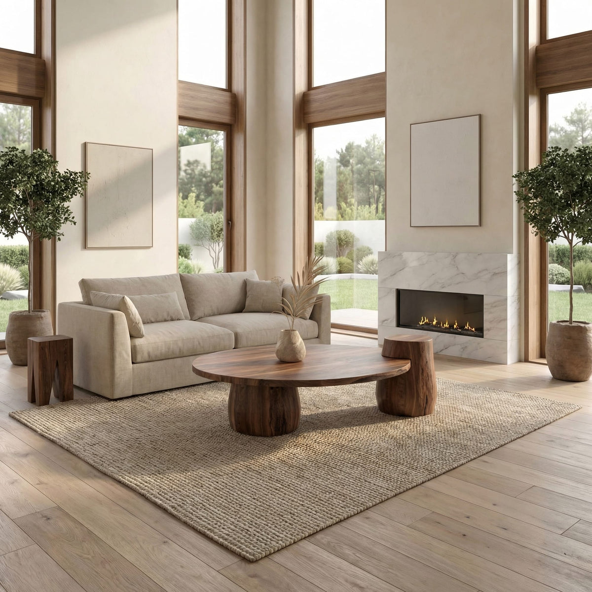 Sculptural Lounge Coffee Table