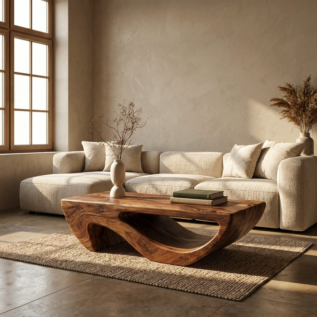 Minimal Rectangular Coffee Table