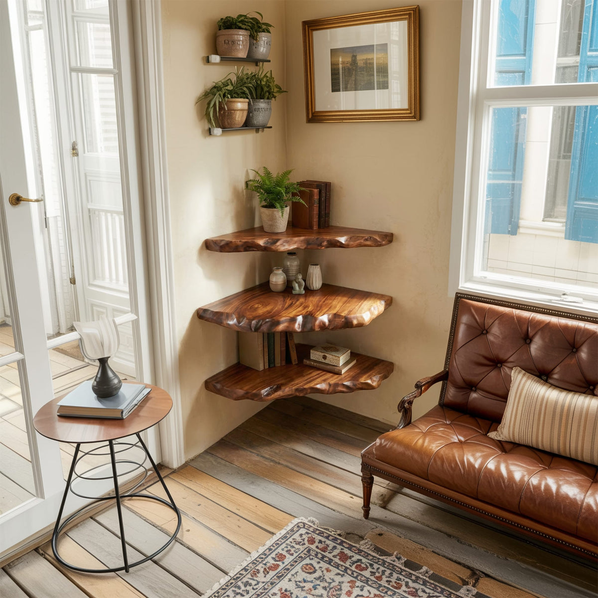 Floating Solid Wall-mounted Wall Shelf