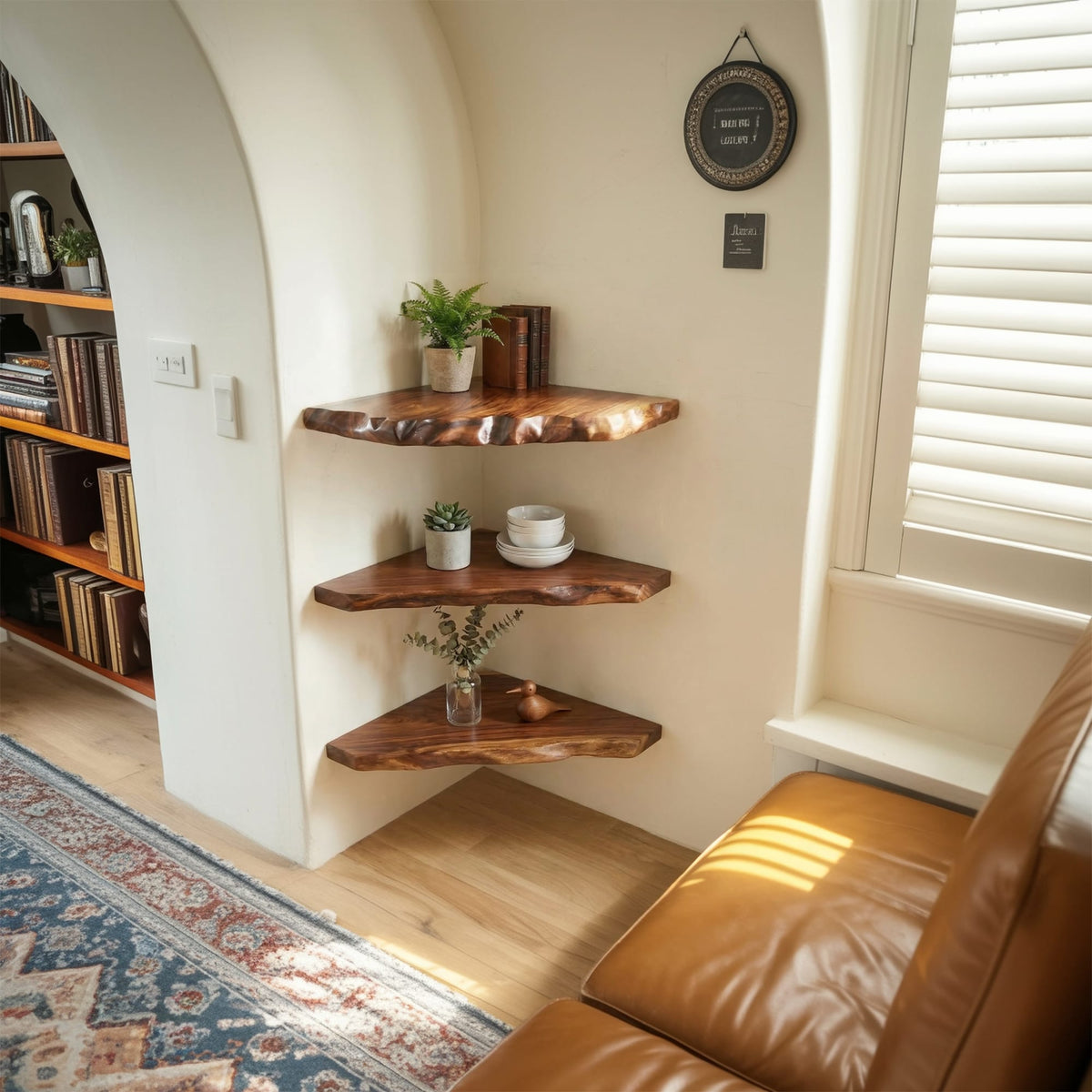 Solid Hanging Wall Shelf