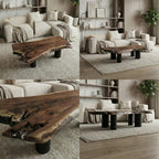 Organic Live Edge Lounge Coffee Table