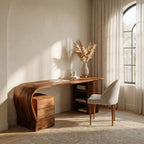 Contemporary Solid Computer Desk