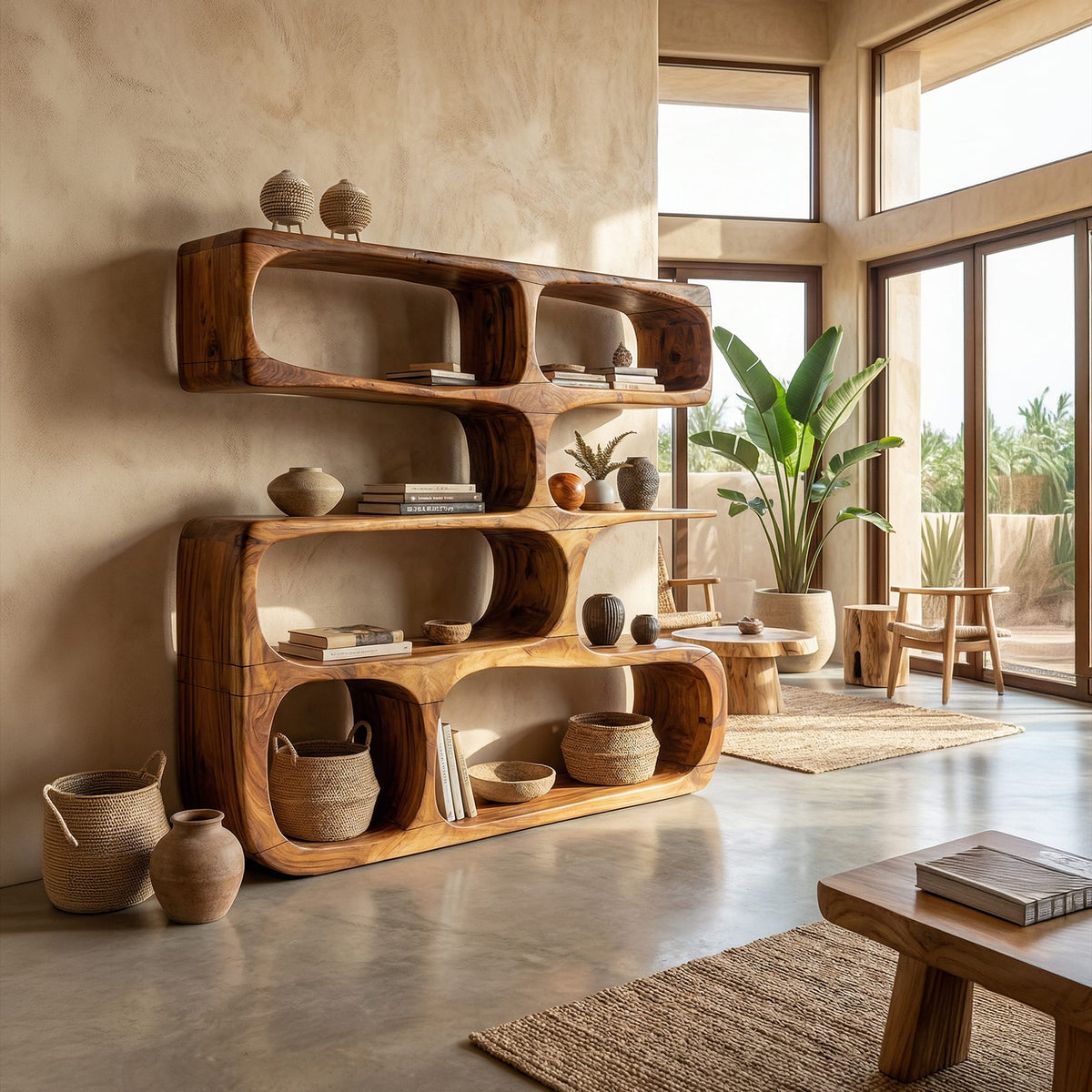 Abstract Stand Bookshelf