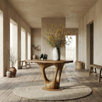 Sculptural Contemporary Side Table