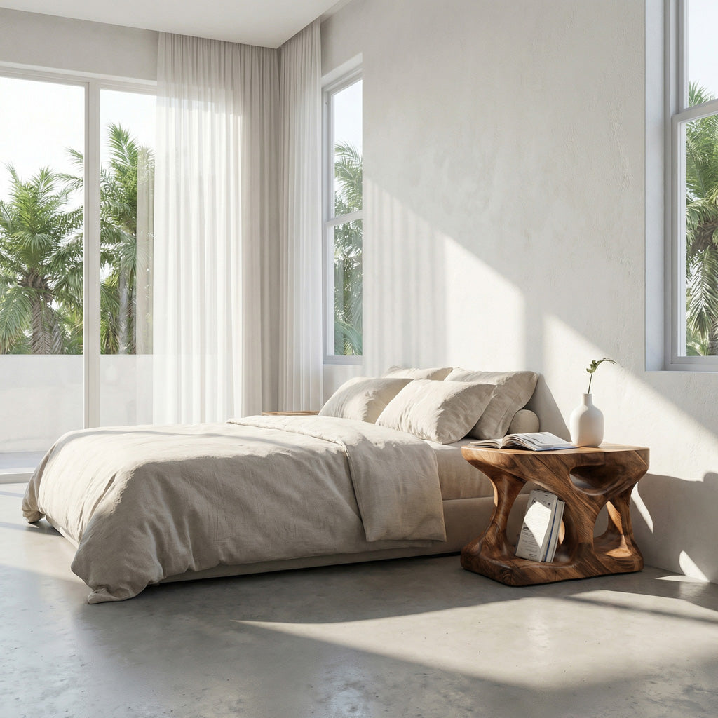 Curved Minimal Side Table