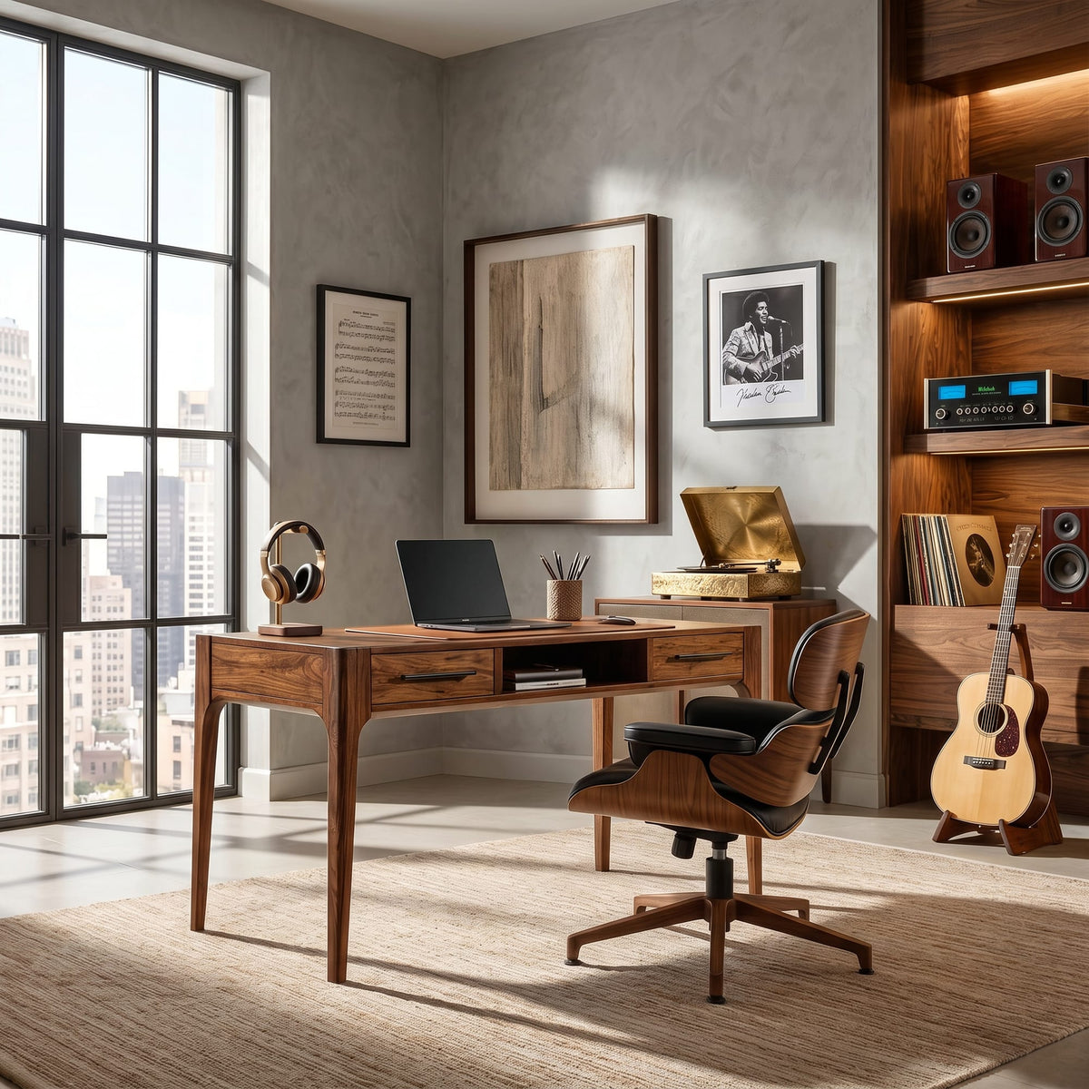 Slim Contemporary Desk