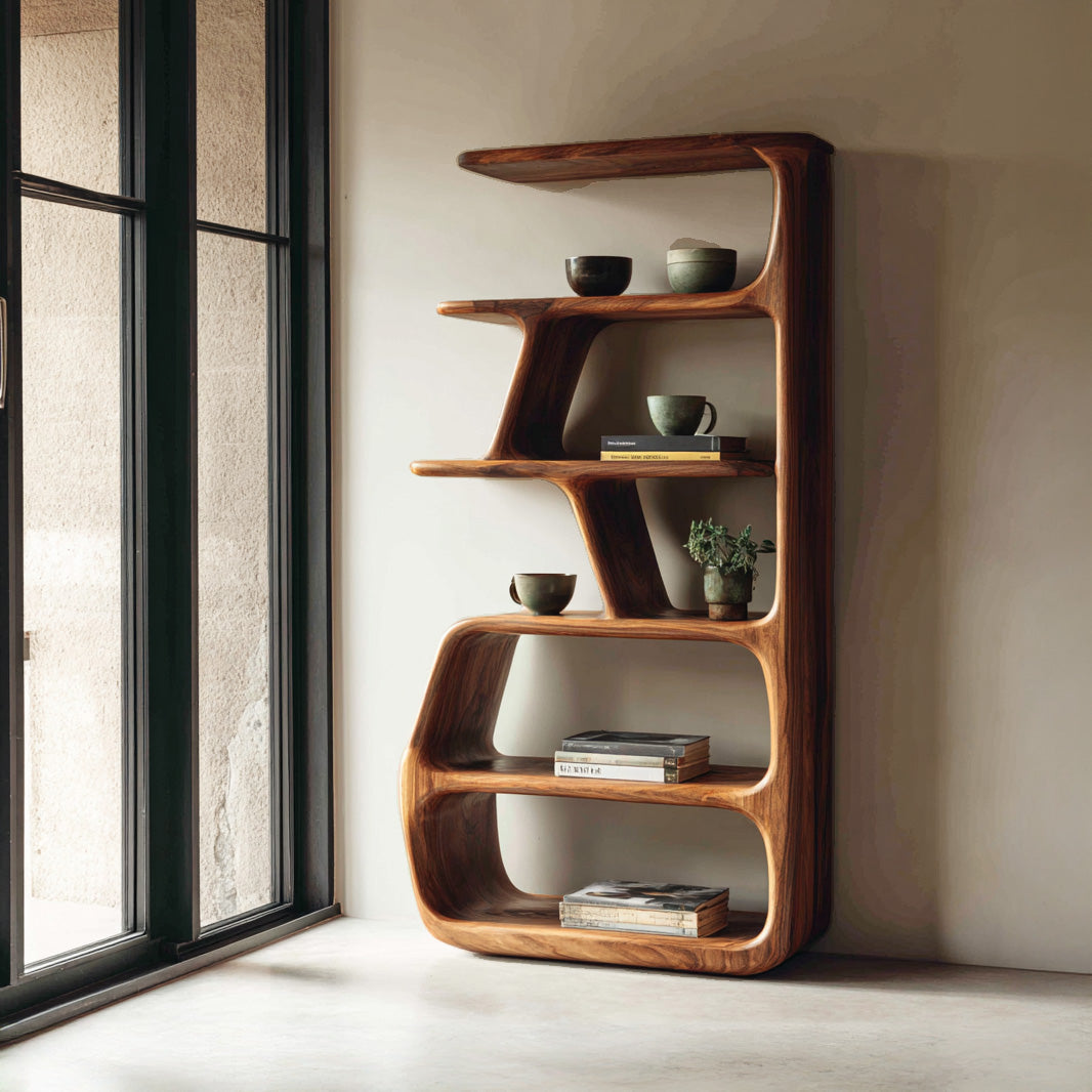 Compact Storage Bookshelf