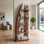 Sculptural Tiered Bookshelf