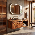 Contemporary Bath Cabinet Elegant Master Bathroom, solid wood, built to order