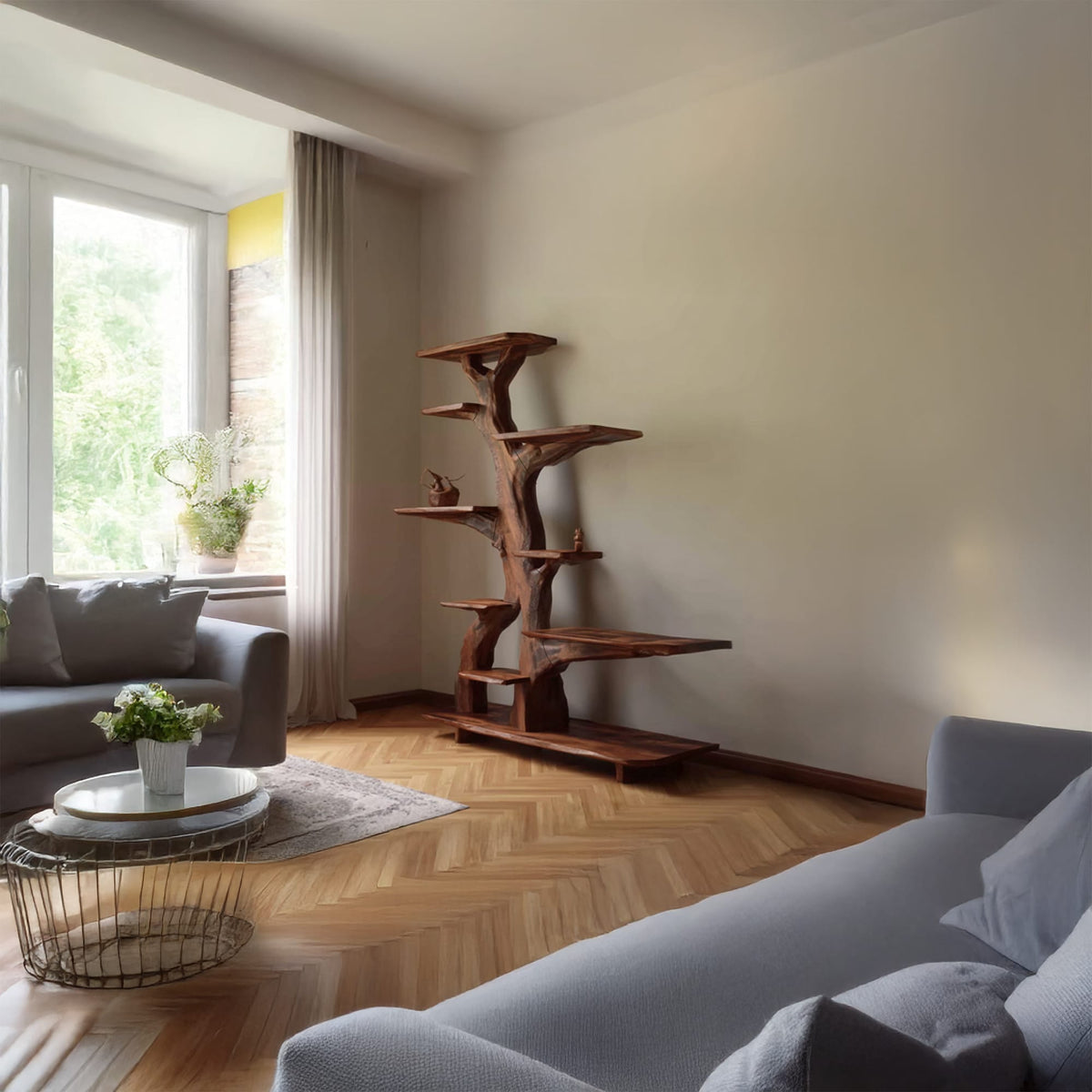 Organizer Storage Tree Bookshelf