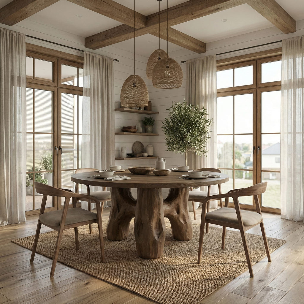 Solid Weather-resistant Dining Table
