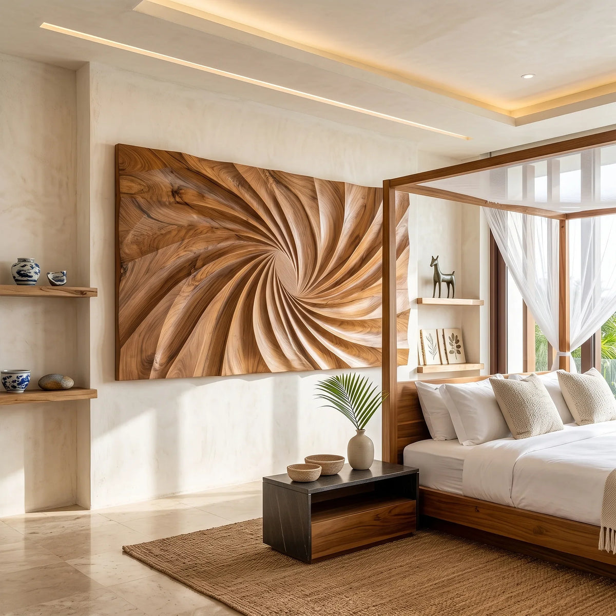 Modern Large Wall Art, solid wood, built to order