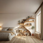 Curved Wall Bookshelf