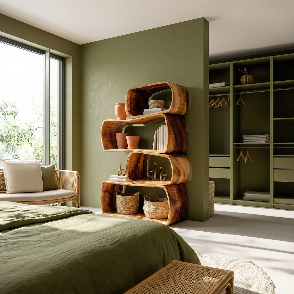 Abstract Geometric Bookshelf