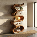 Curved Wave Bookshelf