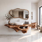 Farmhouse Bathroom Vanity for Renovation, solid wood, built to order