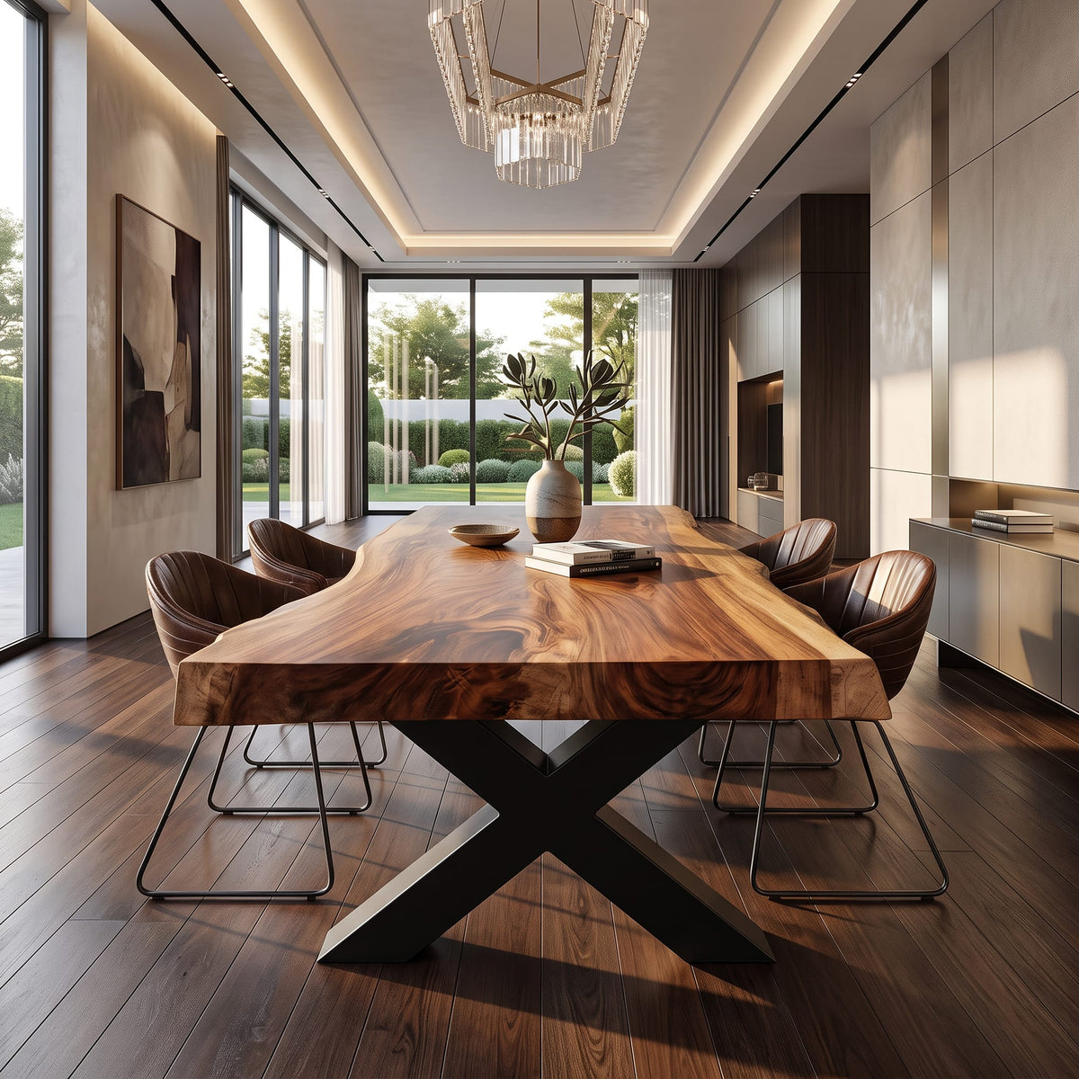 Live Edge Conference Dining Table