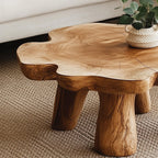 Farmhouse Living Edge Coffee Table with Reclaimed, solid wood, built to order