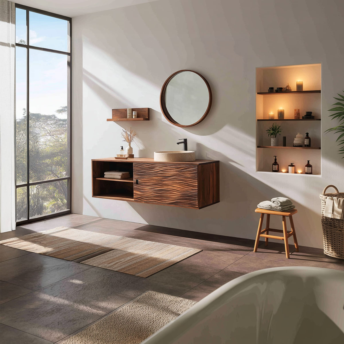 Floating Contemporary Vanity